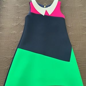 Retro feel color block dress from ZOE